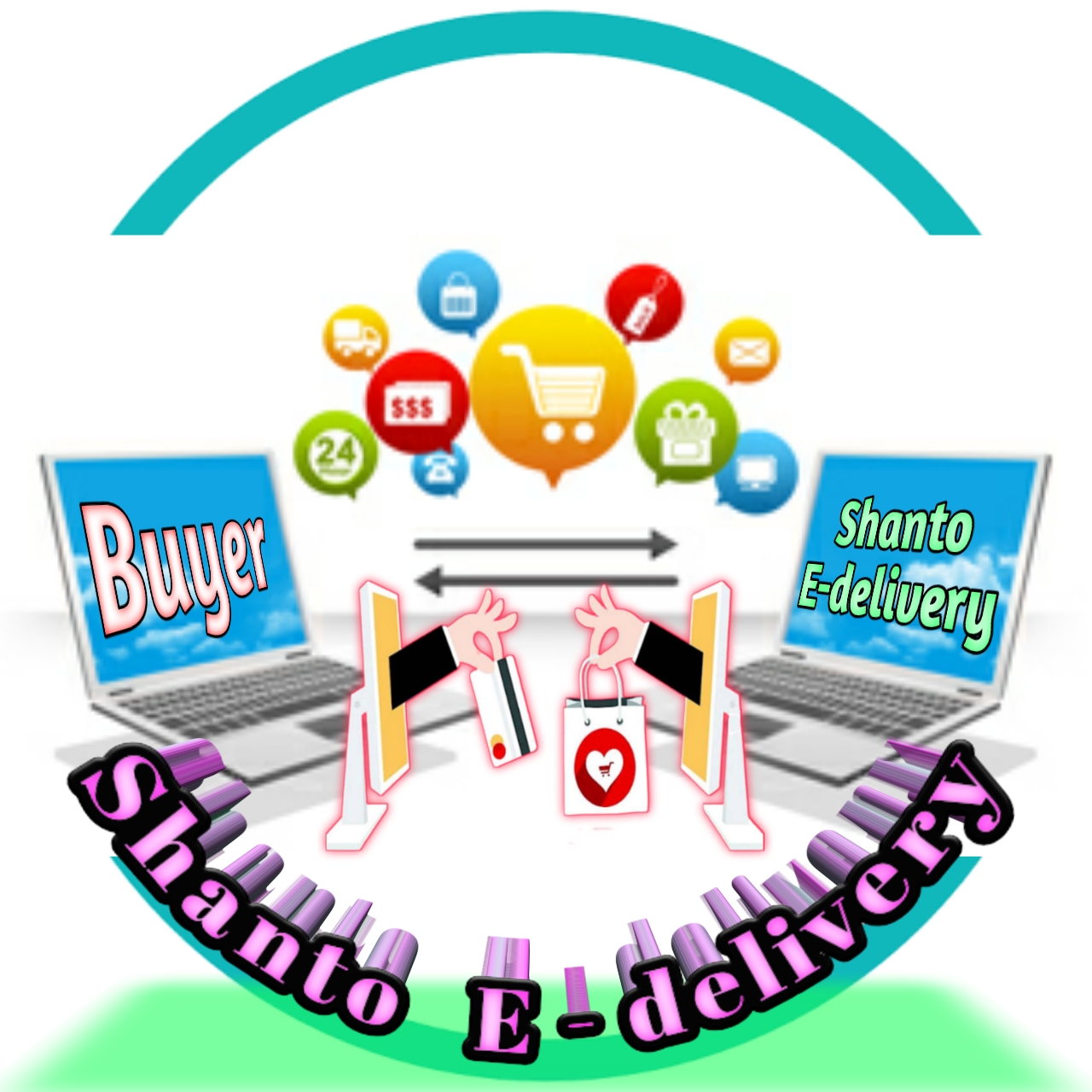 Shanto E-delivery Logo